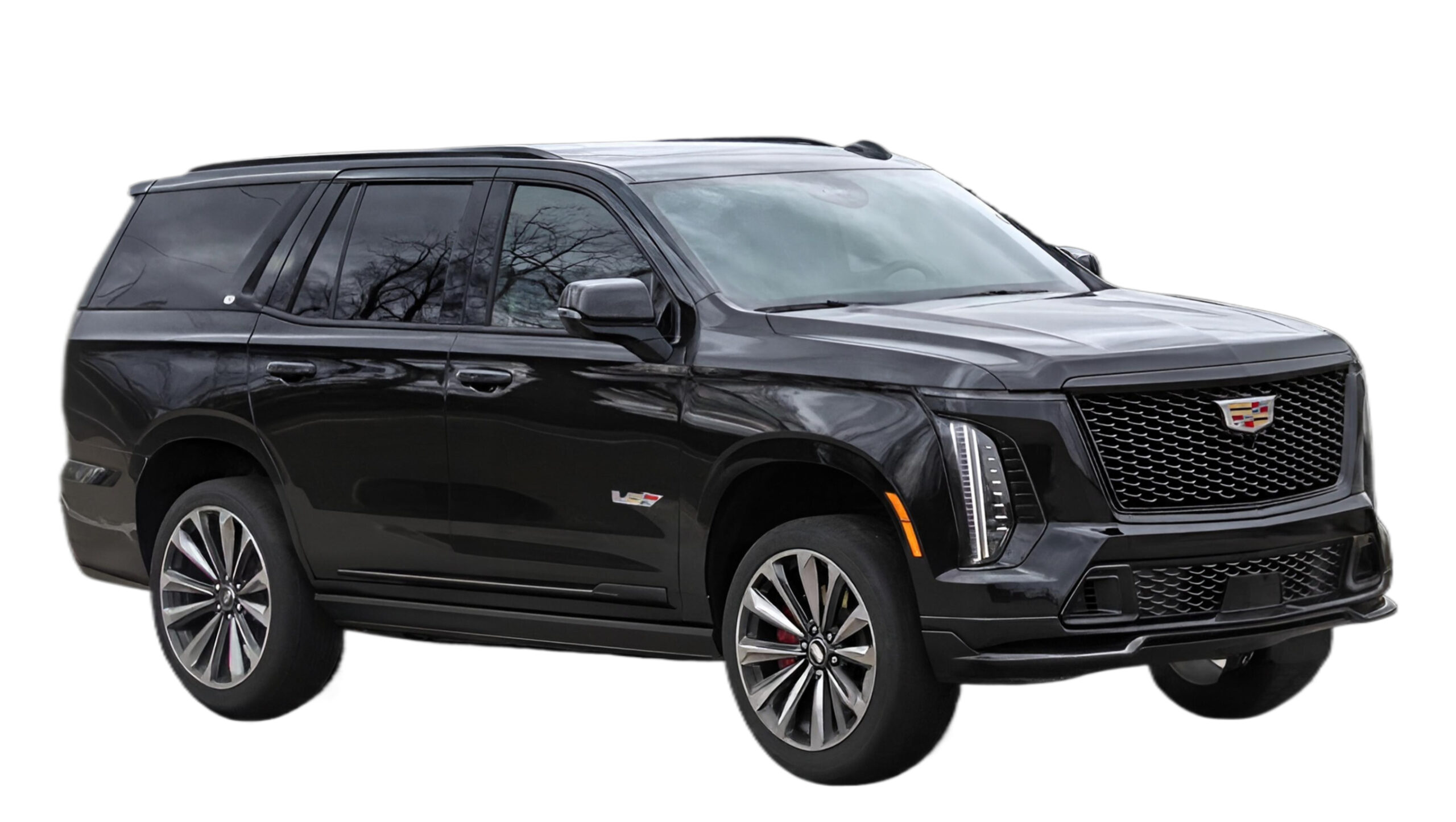 NYC Cadillac Escalade chauffeur service with professional driver providing luxury SUV transportation in Manhattan