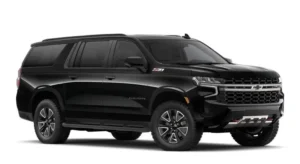 Luxury black SUV Service in NYC with private chauffeur for hire for airport pick-up and drop-off