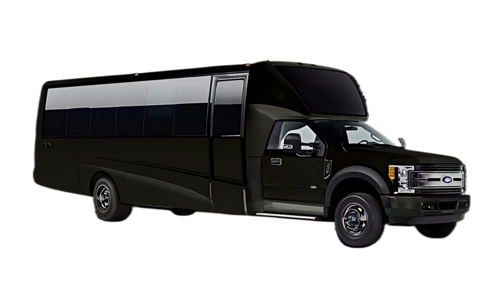 NYC mini bus service hire for group transportation with 27 passenger executive mini bus in New York City