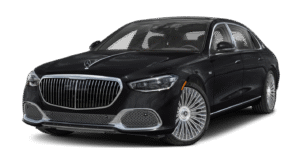 NYC Mercedes-Maybach for hire with private chauffeur providing luxury airport pickups and drop offs to JFK LGA and EWR