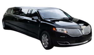 NYC black stretch limo service with private chauffeur for hire to luxury airport transfers and special events