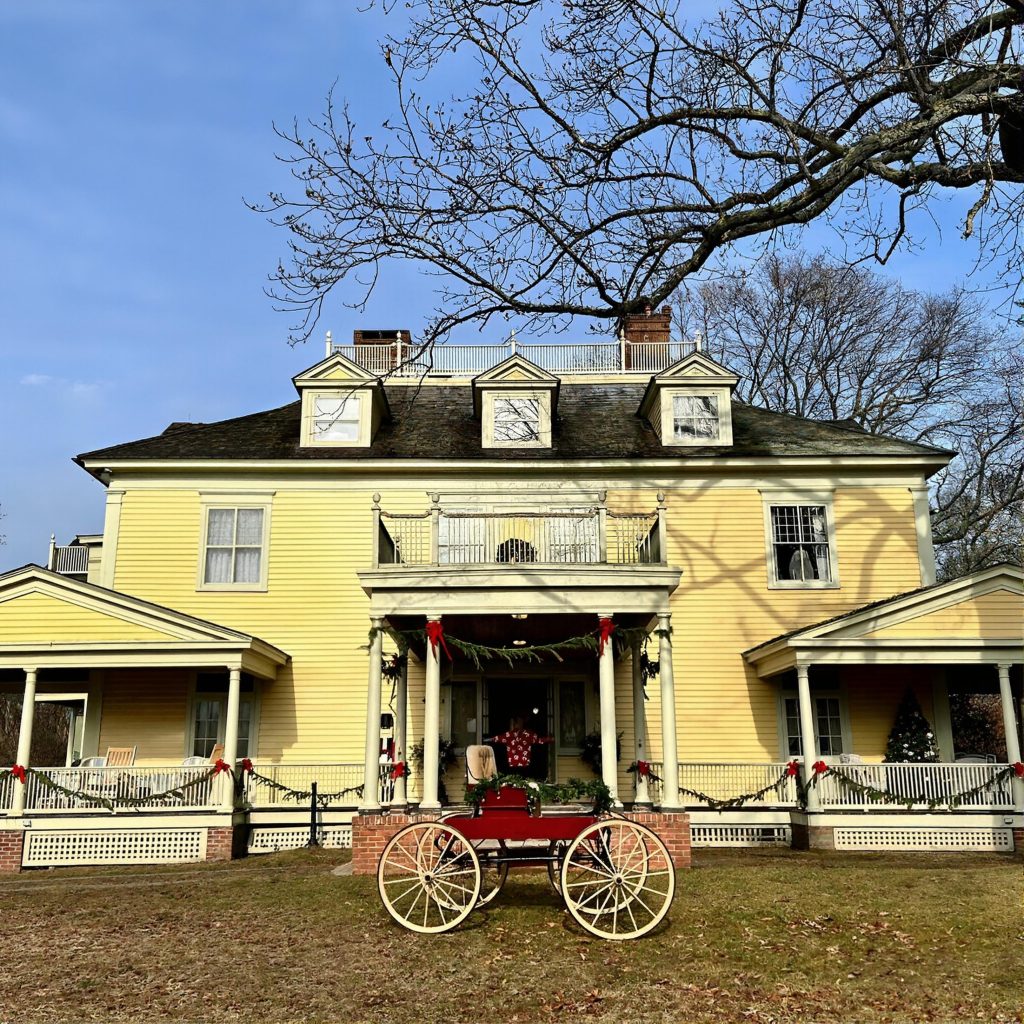 House at Loughlin Vineyard on Long Island’s South Shore in the Hamptons during a Long Island wine tour.